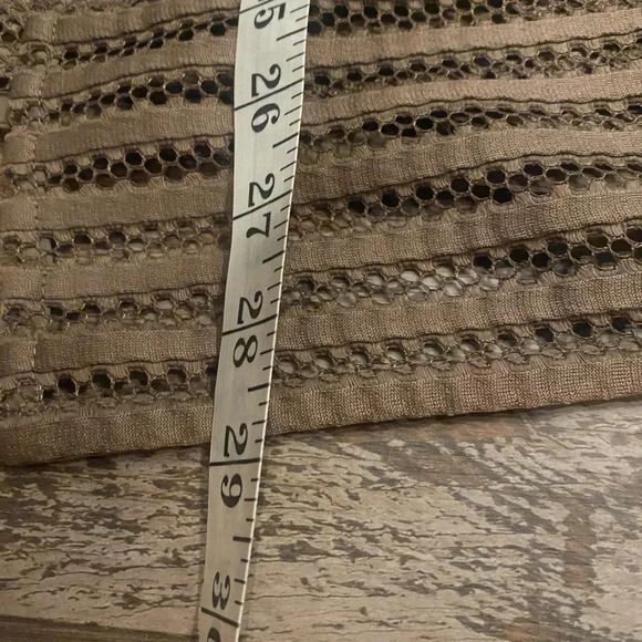 Chico’s Travelers Neutral Stripe Jacket Textured Size 3 ( Large) - Picture 7 of 7